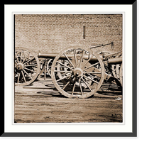 Historic Framed Print, Richmond Virginia. A light Brooke rifle. (3-inch gun),  17-7/8" x 21-7/8"