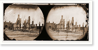Richmond Virginia. Burnt district - 5, Vintage Print