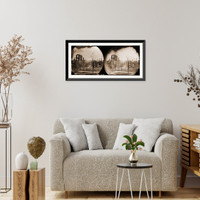 Historic Framed Print, Richmond Virginia. Burnt district - 6,  17-7/8" x 21-7/8"