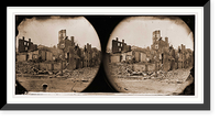 Historic Framed Print, Richmond Virginia. Burnt district - 14,  17-7/8" x 21-7/8"