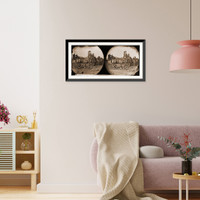 Historic Framed Print, Richmond Virginia. Burnt district - 14,  17-7/8" x 21-7/8"