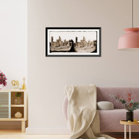 Historic Framed Print, Richmond Virginia. Burnt district - 18,  17-7/8" x 21-7/8"