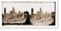 Historic Framed Print, Richmond Virginia. Burnt district - 18,  17-7/8" x 21-7/8"