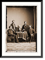 Historic Framed Print, Sanitary Commission Group,  17-7/8" x 21-7/8"
