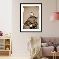 Historic Framed Print, Surg. J.W. Robinson 141st N.Y. & 179 th N.Y.,  17-7/8" x 21-7/8"