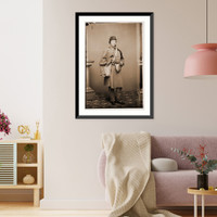 Historic Framed Print, Surg. T. M. Cheeseman 7th N.Y. SM,  17-7/8" x 21-7/8"