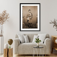 Historic Framed Print, Surg. T. M. Cheeseman 7th N.Y. SM,  17-7/8" x 21-7/8"