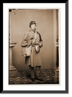 Historic Framed Print, Surg. T. M. Cheeseman 7th N.Y. SM,  17-7/8" x 21-7/8"