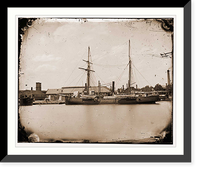 Historic Framed Print, U.S.S. Polaris Washington Navy Yard.,  17-7/8" x 21-7/8"