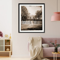 Historic Framed Print, UNIDENTIFIED HOUSE,  17-7/8" x 21-7/8"
