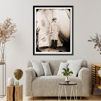 Historic Framed Print, Washington Navy Yard District of Columbia. Lewis Payne the conspirator who attacked,  17-7/8" x 21-7/8"