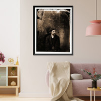 Historic Framed Print, Washington Navy Yard District of Columbia. Man arrested on suspicion of being one o,  17-7/8" x 21-7/8"