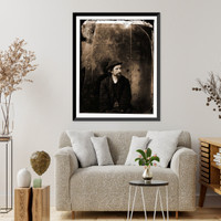 Historic Framed Print, Washington Navy Yard District of Columbia. Man arrested on suspicion of being one o,  17-7/8" x 21-7/8"