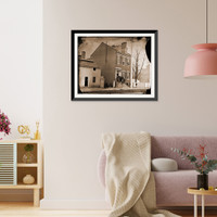 Historic Framed Print, Washington District of Columbia. Captain Chas. H. Tompkins (A.Q.M.) office. Group i,  17-7/8" x 21-7/8"