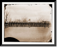 Historic Framed Print, Washington District of Columbia. Company F U.S. Veteran Reserve Corps at Washington,  17-7/8" x 21-7/8" Historic Framed Print, Washington District of Columbia. Company F U.S. Veteran Reserve Corps at Washington,  17-7/8" x 21-7/8"