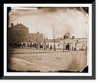 Historic Framed Print, Washington District of Columbia. Government repair shops; Plumbers shop,  17-7/8" x 21-7/8"