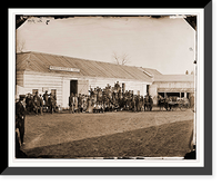 Historic Framed Print, Washington District of Columbia. Government repair shops; Wheelwright shop,  17-7/8" x 21-7/8"