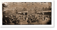 Historic Framed Print, Washington District of Columbia. Grand review of the Army - 5,  17-7/8" x 21-7/8"