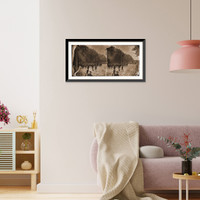 Historic Framed Print, Washington District of Columbia. Grand review of the army - 10,  17-7/8" x 21-7/8"