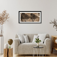 Historic Framed Print, Washington District of Columbia. Grand review of the army - 10,  17-7/8" x 21-7/8"