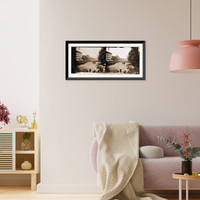 Historic Framed Print, Washington District of Columbia. Grand review of the army - 22,  17-7/8" x 21-7/8"