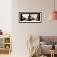 Historic Framed Print, Washington District of Columbia. Grand review of the army - 23,  17-7/8" x 21-7/8"