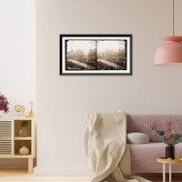 Historic Framed Print, Washington District of Columbia. Inauguration of Pres. U.S. Grant,  17-7/8" x 21-7/8"