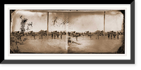 Historic Framed Print, Washington District of Columbia. Interior view of Fort Totten,  17-7/8" x 21-7/8"