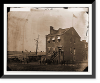 Historic Framed Print, Washington District of Columbia. Quartermasters Office (Capt. Charles H. Tompkins),  17-7/8" x 21-7/8"