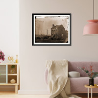 Historic Framed Print, Washington District of Columbia. Quartermasters Office (Capt. Charles H. Tompkins),  17-7/8" x 21-7/8"