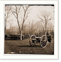 Historic Framed Print, Washington District of Columbia. Wiard gun at U.S. Arsenal - 2,  17-7/8" x 21-7/8"