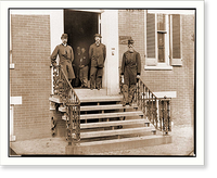 Historic Framed Print, Washington D.C. Gen. William Hoffman Commissary General of Prisoners (at right) and,  17-7/8" x 21-7/8"