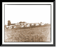 Historic Framed Print, Washington D.C. General view of Harewood Hospital on farm of W. W. Corcoran 7th Str,  17-7/8" x 21-7/8"