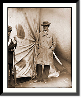 Historic Framed Print, Washington Navy Yard D.C. Lewis Payne the conspirator who attacked Secretary Seward,  17-7/8" x 21-7/8"