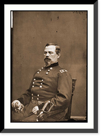 Historic Framed Print, Portrait of Maj. Gen. Irvin McDowell officer of the Federal Army,  17-7/8" x 21-7/8"