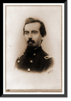 Historic Framed Print, Bvt. Brig. General O.C. Risdon,  17-7/8" x 21-7/8"