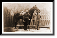M. Miller Colonel 18th Mo. Infantry full-length portrait facing right standing befo, Antique Wall Art