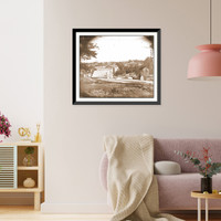 Historic Framed Print, Petersburg Va. General view,  17-7/8" x 21-7/8"