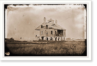 Morris Island South Carolina. The Beacon House after the struggle for Fort Wagner J, Historic Reproduction