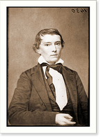 Historic Framed Print, Portrait of Vice President Alexander Stephens officer of the Confederate States Gov,  17-7/8" x 21-7/8"