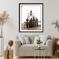 Historic Framed Print, Washington D.C. Central Signal Station Winder Building 17th and E Streets NW and Si,  17-7/8" x 21-7/8"