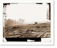 Historic Framed Print, Antietam Maryland. View where Sumners Corps charged,  17-7/8" x 21-7/8"