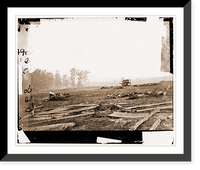 Historic Framed Print, Antietam Maryland. View where Sumners Corps charged,  17-7/8" x 21-7/8"
