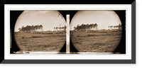 Historic Framed Print, Brandy Station Virginia. View of Col. G.H. Sharpes quarters. Headquarters Army of t,  17-7/8" x 21-7/8"