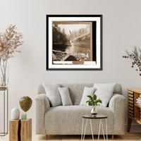 Historic Framed Print, Chattanooga Tennessee (vicinity). Lulu lake (Lookout Mt.) - 2,  17-7/8" x 21-7/8"
