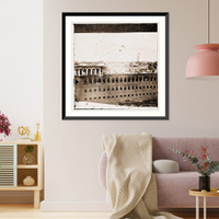 Historic Framed Print, Fort Morgan Alabama. Ruins of fort. Looking south-west,  17-7/8" x 21-7/8" Historic Framed Print, Fort Morgan Alabama. Ruins of fort. Looking south-west,  17-7/8" x 21-7/8"