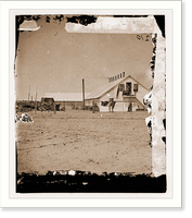 Historic Framed Print, Hilton Head South Carolina. Federal army bake house,  17-7/8" x 21-7/8"