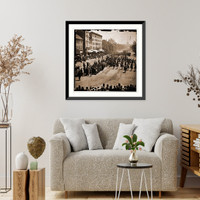 Historic Framed Print, Washington District of Columbia. The Grand Review of the Army. Gen. Henry W. Slocum,  17-7/8" x 21-7/8"