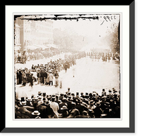 Historic Framed Print, Washington District of Columbia. The Grand Review of the Army. Gen. John A. Logans,  17-7/8" x 21-7/8"