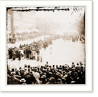Historic Framed Print, Washington District of Columbia. The Grand Review of the Army. Gen. John A. Logans,  17-7/8" x 21-7/8"